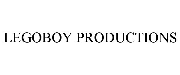  LEGOBOY PRODUCTIONS