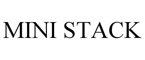 Trademark Logo MINI STACK