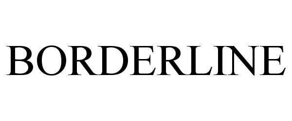 Trademark Logo BORDERLINE