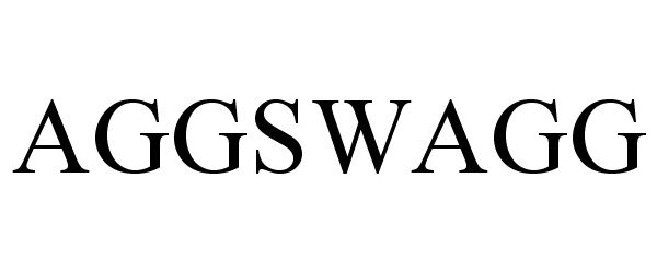 Trademark Logo AGGSWAGG