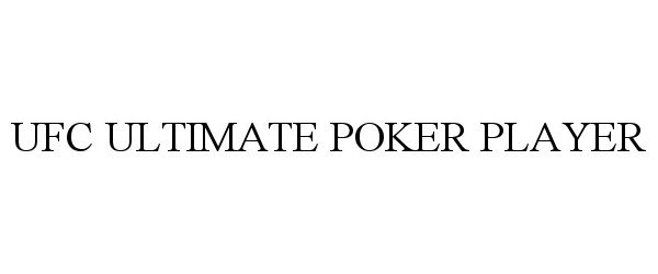  UFC ULTIMATE POKER PLAYER