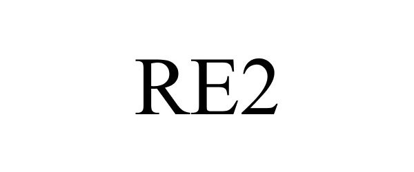 Trademark Logo RE2