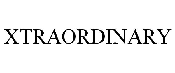 Trademark Logo XTRAORDINARY