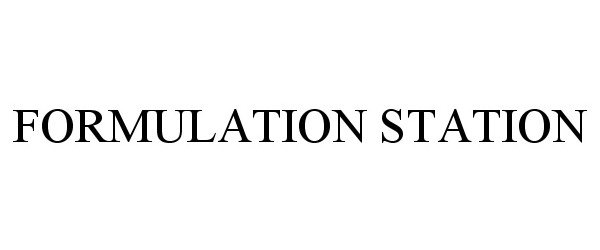 Trademark Logo FORMULATION STATION