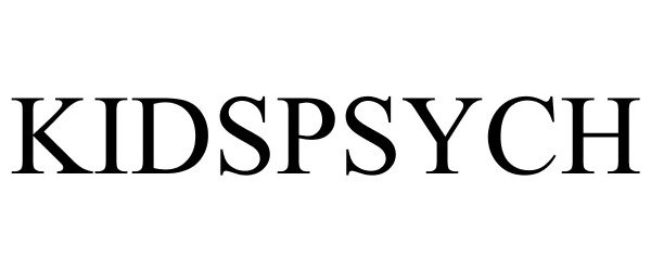 Trademark Logo KIDSPSYCH