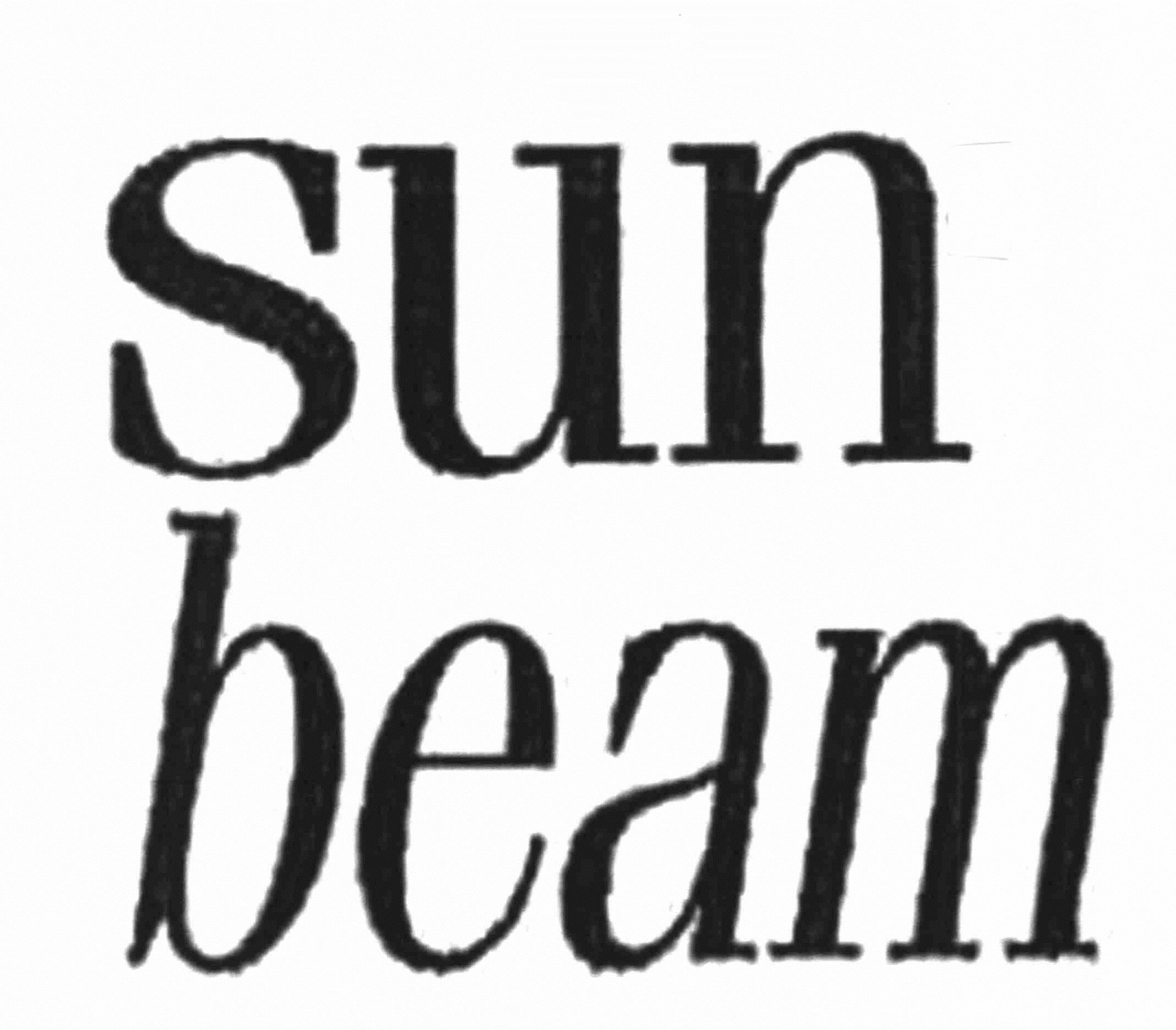 Trademark Logo SUNBEAM