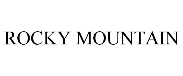 Trademark Logo ROCKY MOUNTAIN