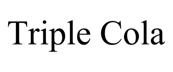 Trademark Logo TRIPLE COLA