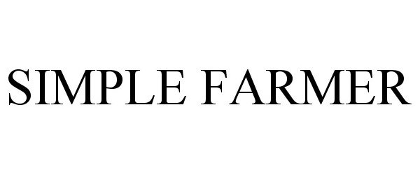 Trademark Logo SIMPLE FARMER