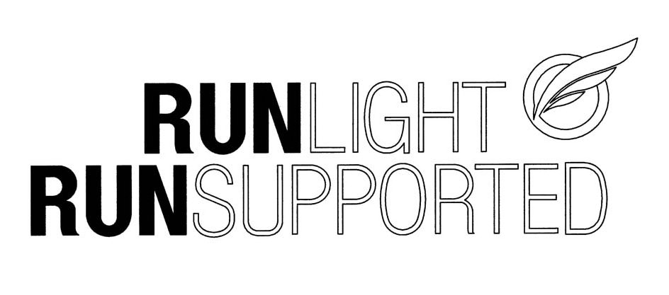 Trademark Logo RUN LIGHT RUN SUPPORTED