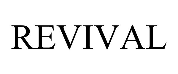 Trademark Logo REVIVAL