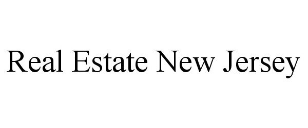 Trademark Logo REAL ESTATE NEW JERSEY