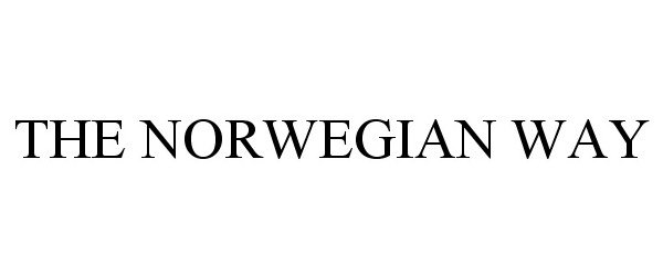 Trademark Logo THE NORWEGIAN WAY