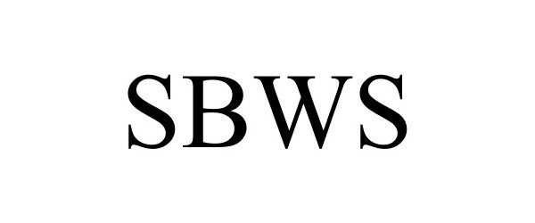 Trademark Logo SBWS