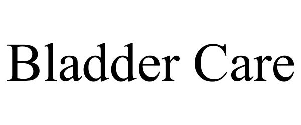  BLADDER CARE