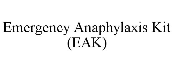  EMERGENCY ANAPHYLAXIS KIT (EAK)