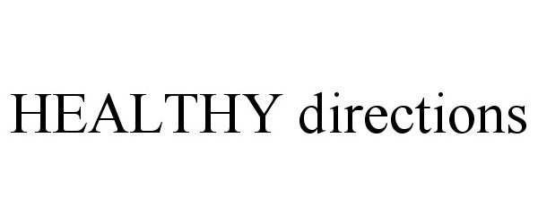  HEALTHY DIRECTIONS