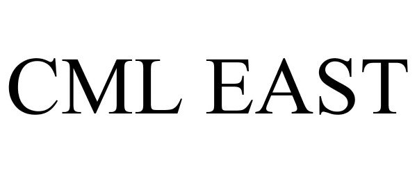 Trademark Logo CML EAST