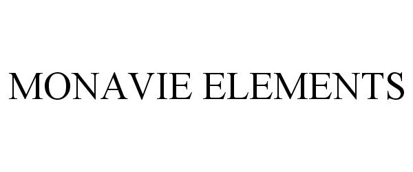 Trademark Logo MONAVIE ELEMENTS