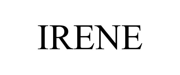 Trademark Logo IRENE