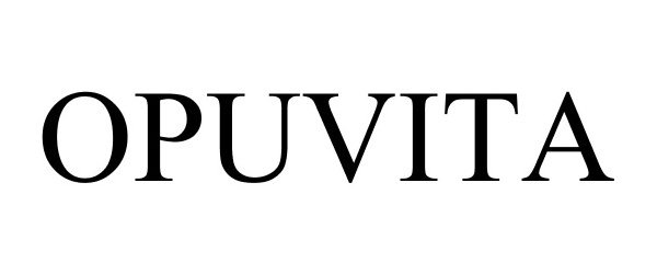 Trademark Logo OPUVITA