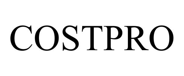 Trademark Logo COSTPRO
