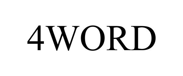 Trademark Logo 4WORD