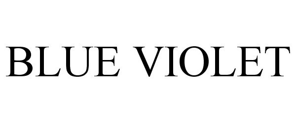 Trademark Logo BLUE VIOLET