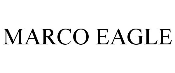 Trademark Logo MARCO EAGLE