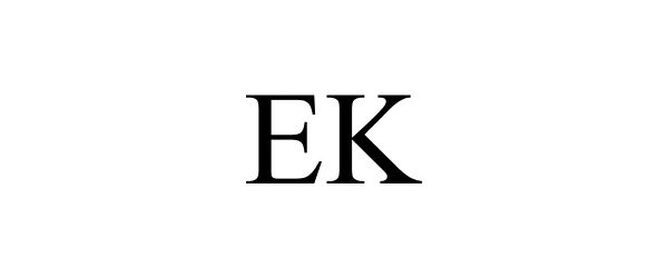 Trademark Logo EK