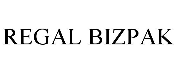 Trademark Logo REGAL BIZPAK