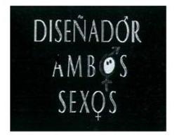 Trademark Logo DISEÃADOR AMBOS SEXOS