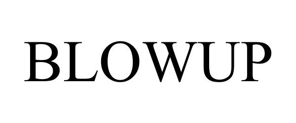 Trademark Logo BLOWUP