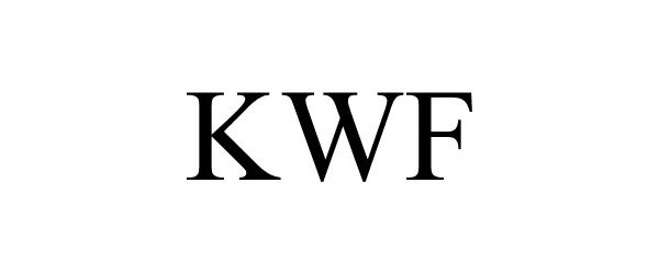 Trademark Logo KWF