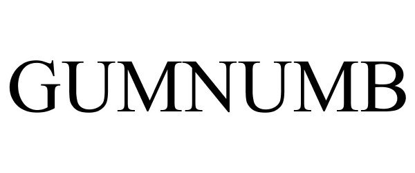 Trademark Logo GUMNUMB