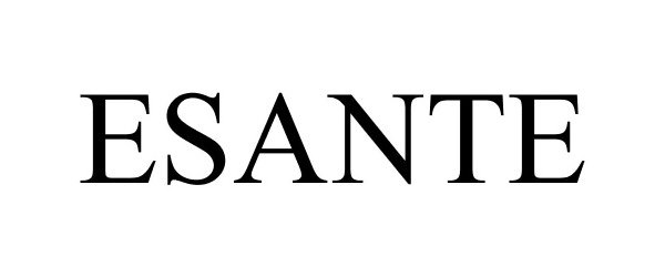 Trademark Logo ESANTE
