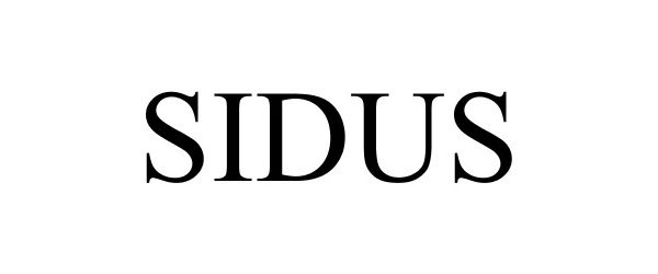 Trademark Logo SIDUS