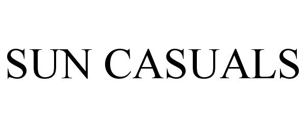 Trademark Logo SUN CASUALS