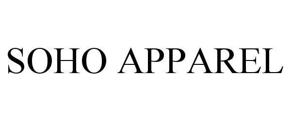 Trademark Logo SOHO APPAREL