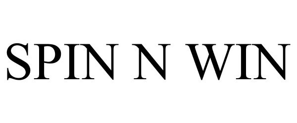 Trademark Logo SPIN N WIN