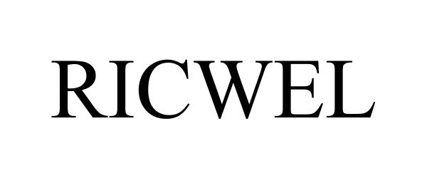 Trademark Logo RICWEL