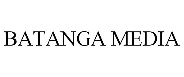 Trademark Logo BATANGA MEDIA