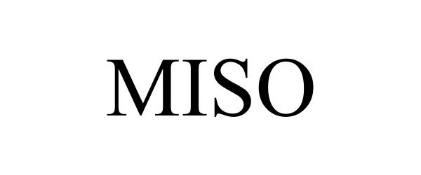 Trademark Logo MISO
