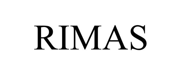 Trademark Logo RIMAS