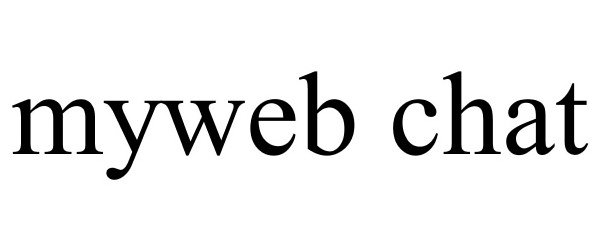 Trademark Logo MYWEB CHAT