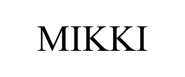 Trademark Logo MIKKI