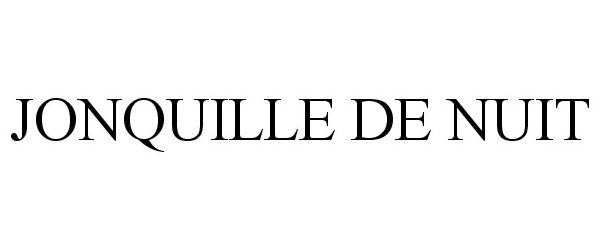 Trademark Logo JONQUILLE DE NUIT