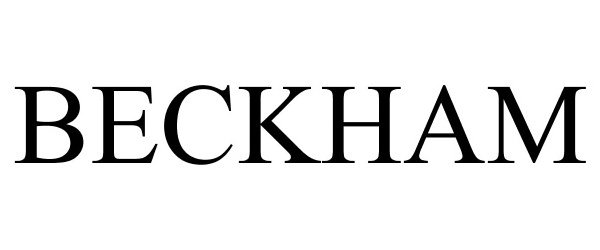 Trademark Logo BECKHAM