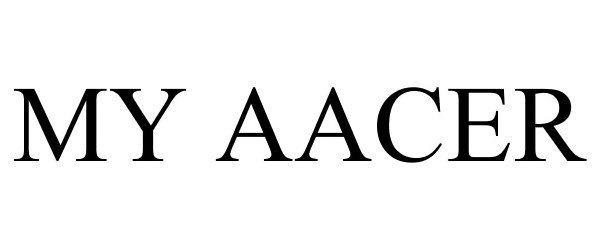 Trademark Logo MY AACER