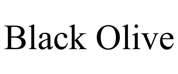 Trademark Logo BLACK OLIVE